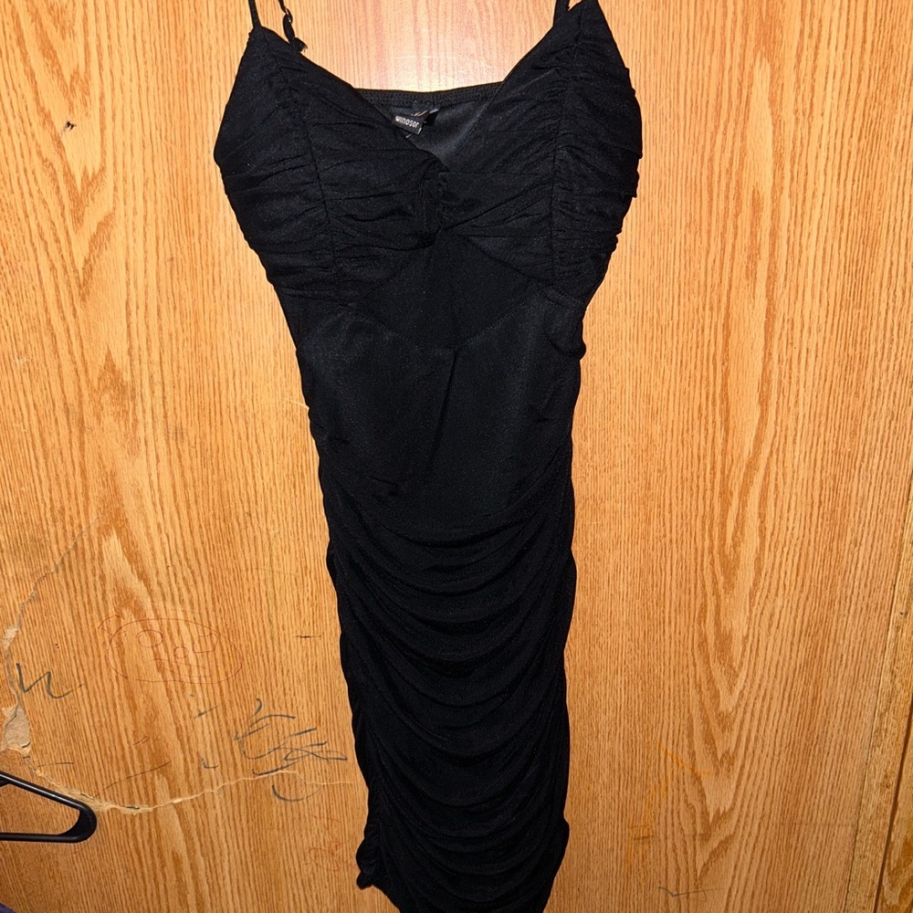 Black Windsor dress